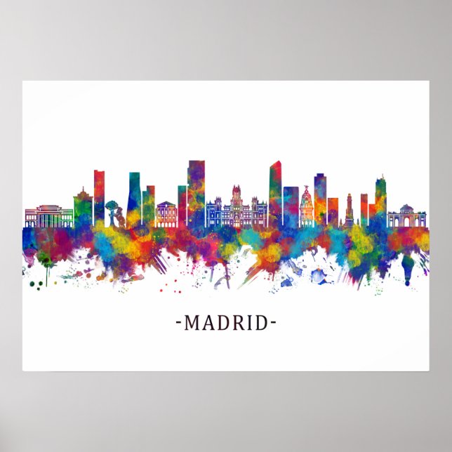Poster Espanha de Madrid (Frente)