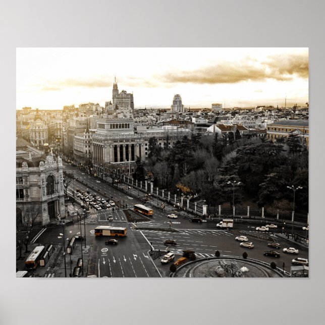 Pôster Espanha de Madrid (Frente)