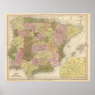 Pôster Espanha e Portugal
