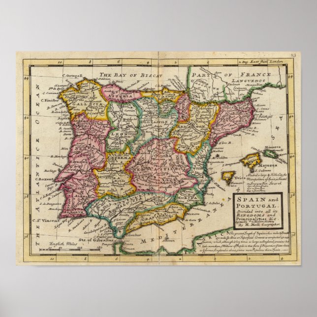 Pôster Espanha e Portugal 6 (Frente)