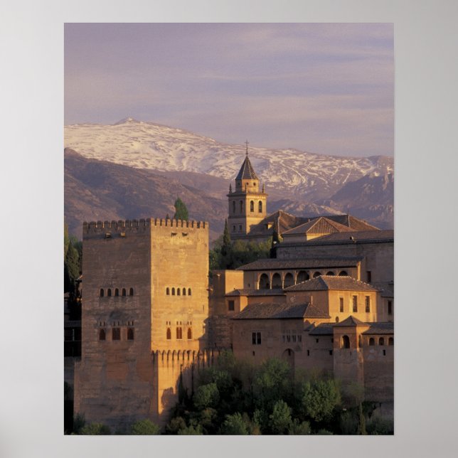 Pôster Espanha, Granada, Andaluzia, Alhambra, 2 (Frente)