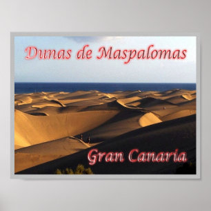 Poster Espanha - Ilhas Canárias - Gran Canaria -