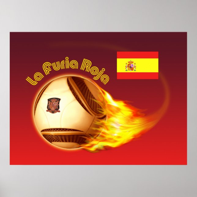 Pôster Espanha La Furia Roja 2 (Frente)
