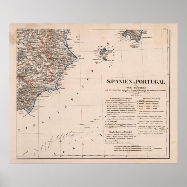 Pôster Espanha meridional (Frente)