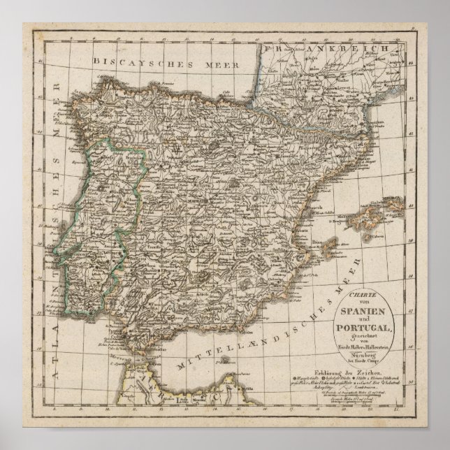 Pôster Espanha, Portugal 6 (Frente)