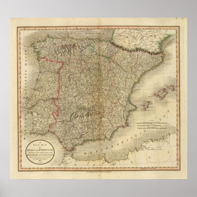 Pôster Espanha, Portugal 8 (Frente)