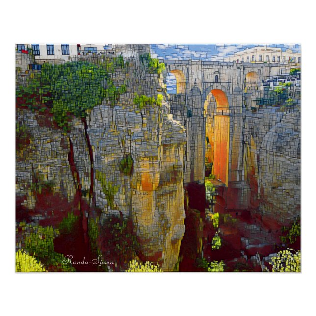 Pôster Espanha real - Ronda (Frente)