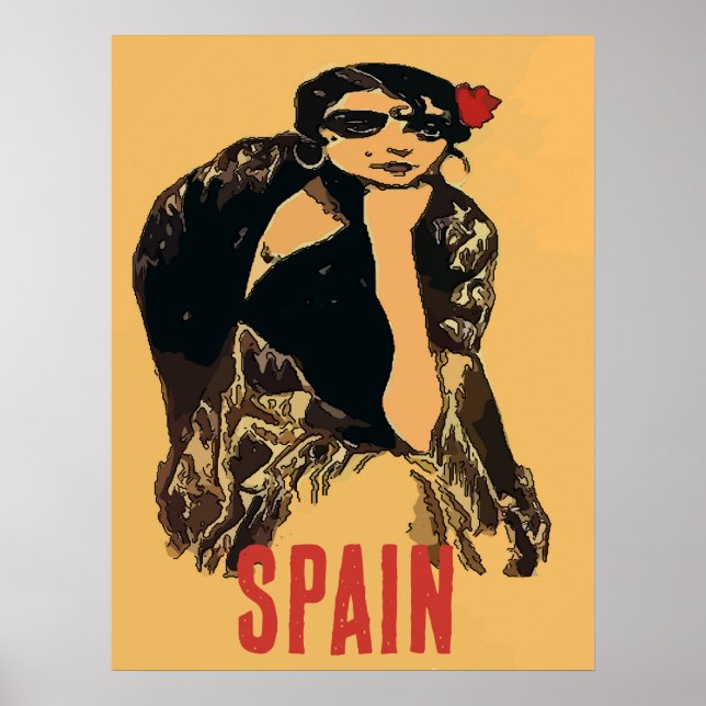 Poster Espanhóis, Adicionar Texto (Frente)