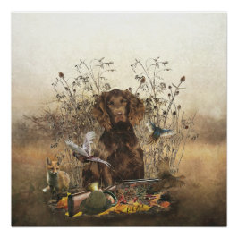 Pôster Espanhol alemão, Wachtelhund