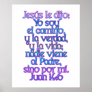 Poster Espanhol do 14:6 de John