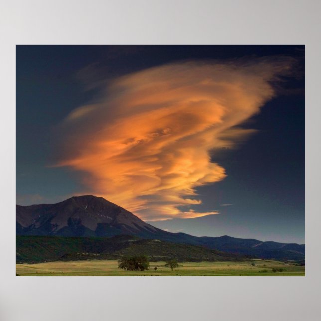 Poster Espanhol Peaks Wavecloud (Frente)