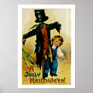 Poster Espantalho do Dia das Bruxas