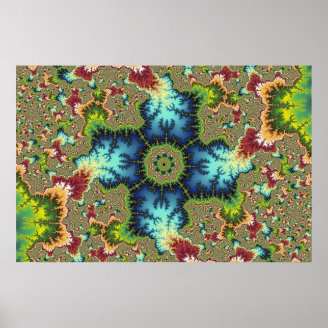 Pôster Especial - Arte Fractal (Frente)