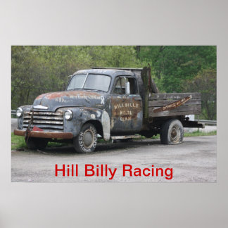 Pôster Especial Hill Billy Racing
