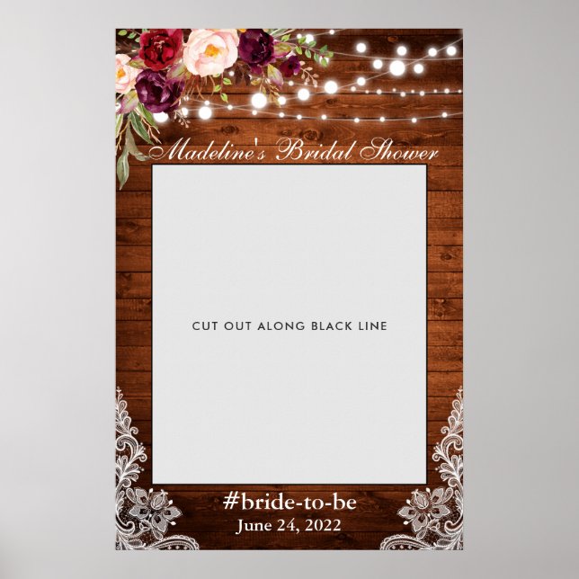 Poster Especial - Prop de Booth de Foto 20x30 (Frente)