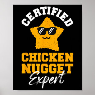 Poster Especialista Certificado em Nuggets de Frango - Cr