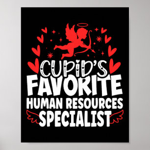 Poster Especialista em Recursos Humanos Favorito do Cupid