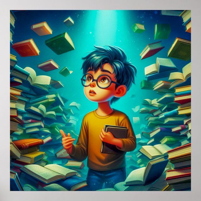 Poster Especificações nas pilhas (Frente)