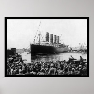 Poster Espectadores 1907 do Lusitania