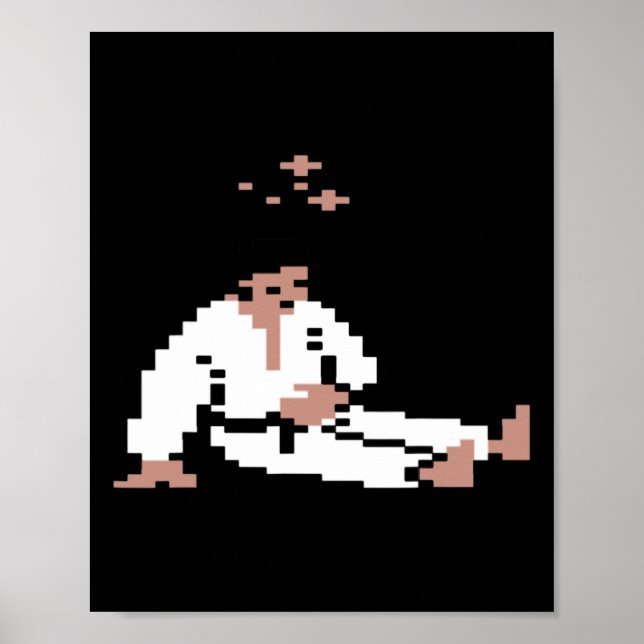 Poster Espectro de alcance do estômago Karate Ik+ C64 (Frente)