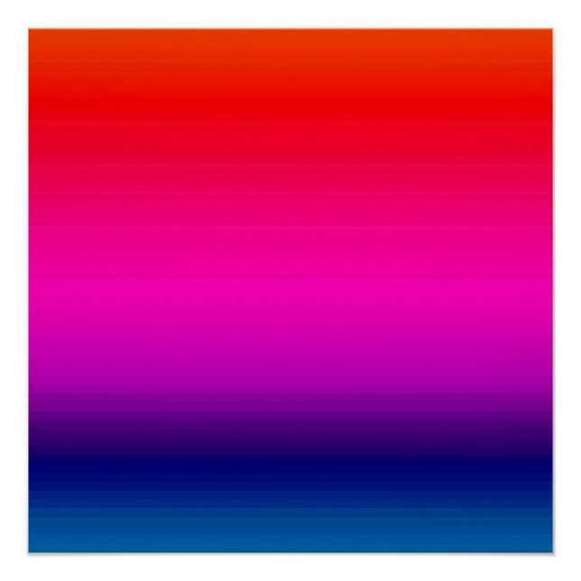 Pôster Espectro de Cores Horizontais 20x20 (Frente)