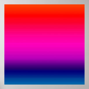 Pôster Espectro de Cores Horizontais - 4