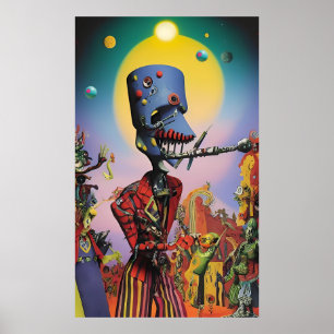 Poster Espectro de uma Humanidade que se Aproxima