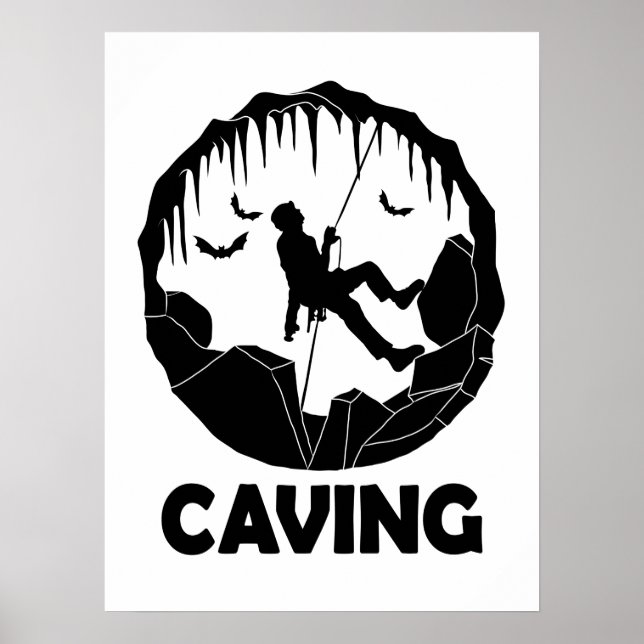 Poster Espeleologia Da Caverna (Frente)