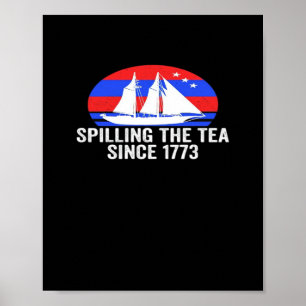 Poster Espelhamento Do Chá Desde 1773 Clássico