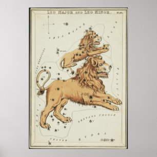 Poster Espelho da Urânia - Leo Major e Leo Minor