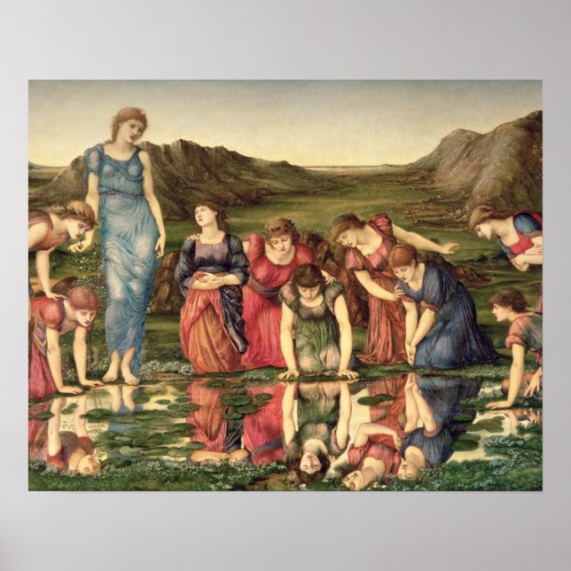 Poster Espelho de Vênus, 1870-76 (óleo na canvas) (Frente)