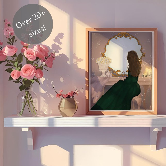 Poster Espelho II - Sentado em Pedaço (Criador carregado)