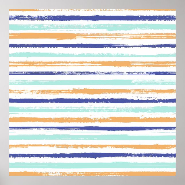 Poster Espelhos geométricos de têxteis sem costura (Frente)