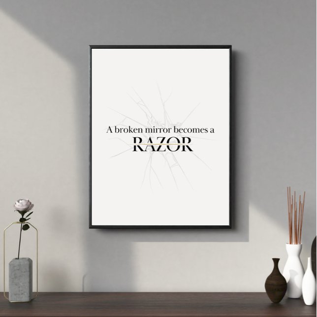 Poster Espelhos partidos (Criador carregado)