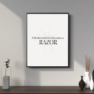 Poster Espelhos partidos