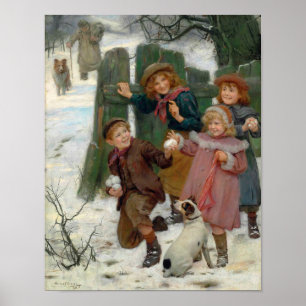 Poster Espera, Aí Vem Ele. Arthur John Elsley