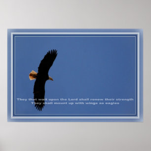 Poster Espera em cima do senhor