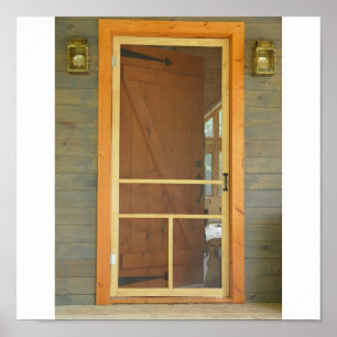 Pôster Espera na porta