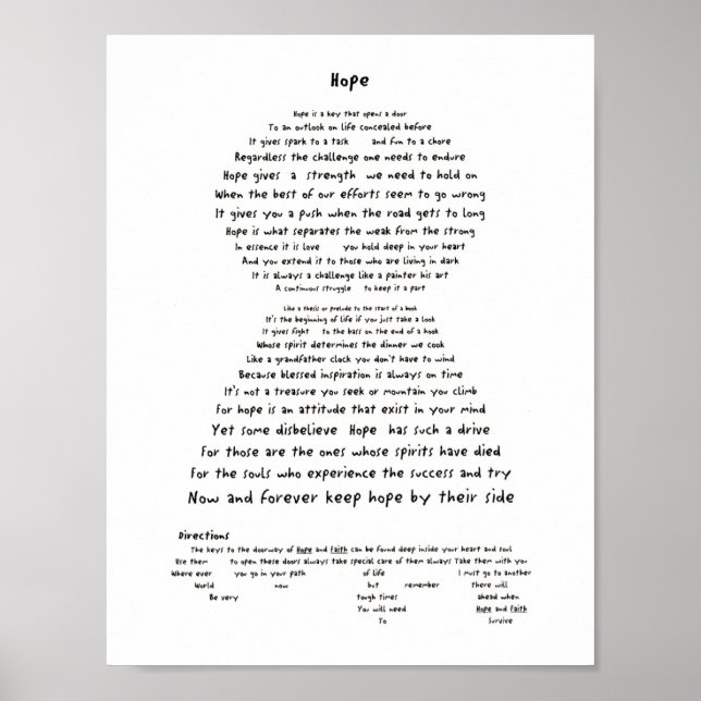 Poster Esperança (Frente)