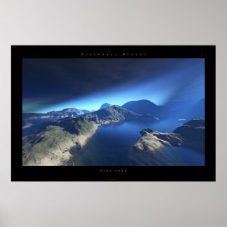 Pôster esperança azul