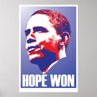 Poster Esperança! - Barack Obama Presidente dos EUA