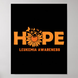 Poster Esperança Conscientização da Leucemia Leucemia Cân