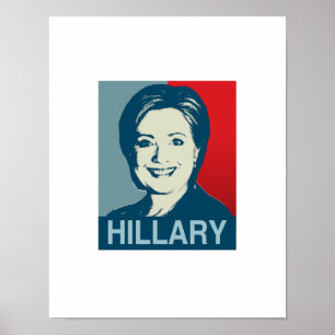 PÔSTER ESPERANÇA DE HILLARY CLINTON - .PNG