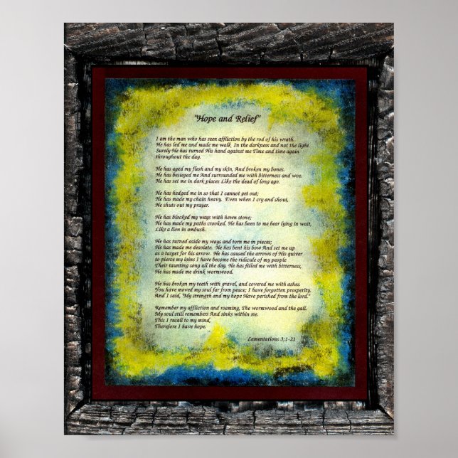 Pôster Esperança e Alivio (Frente)