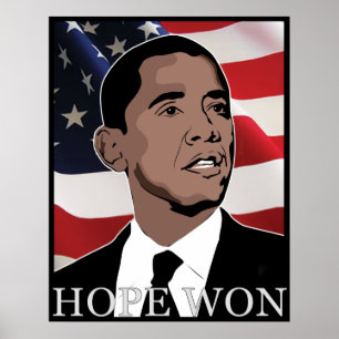 Pôster esperança ganhada