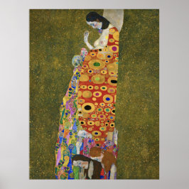 Poster Esperança II de Gustav Klimt (1907-1908)