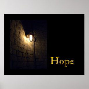Poster Esperança: Luz no Cartão-Postal das Trevas