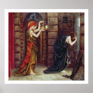 Pôster Esperança na prisão do desespero (óleo em canva