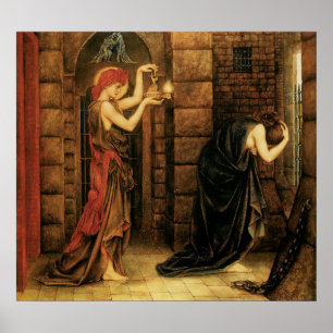 Poster Esperança numa prisão de desespero por Evelyn De M