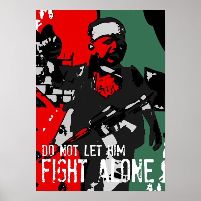 Pôster Esperança para a Palestina (Frente)